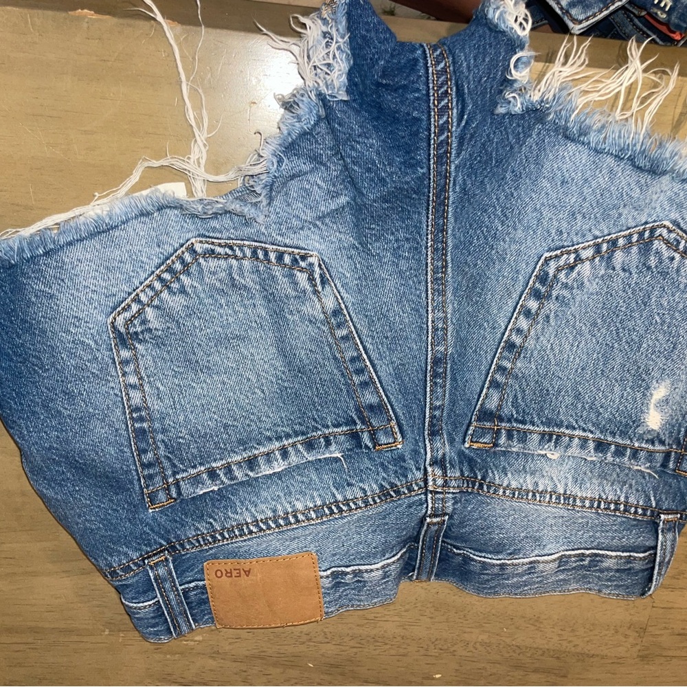Aeropostale Blue Jean Shorts